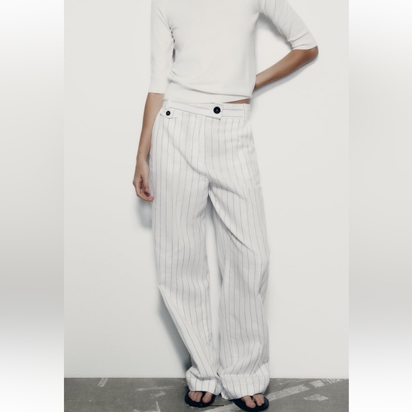 M. ZARA STRIPED TENNIS TROUSERS - Picture 2 of 7